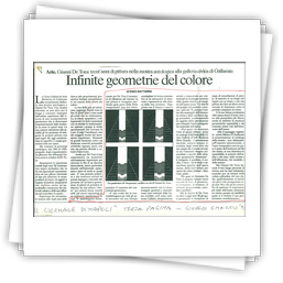Articolo di Enzo Battarra su Il Giornale di Napoli del 6.5.1993 x mostra antologica a Gallarate dal 21.2 al 20.3 1993